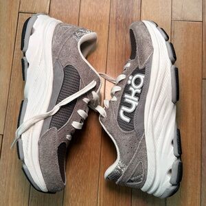 Ryka Taupe and Cream Athletic Shoes
